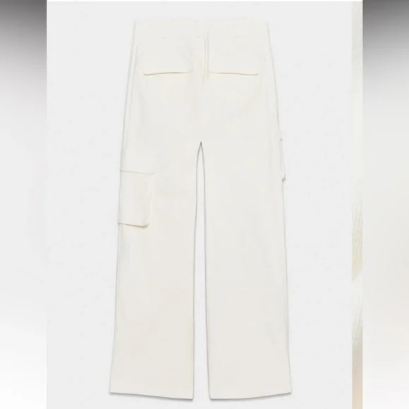 NWT Aritzia Cargo Pants White Birch - Picture 7 of 11